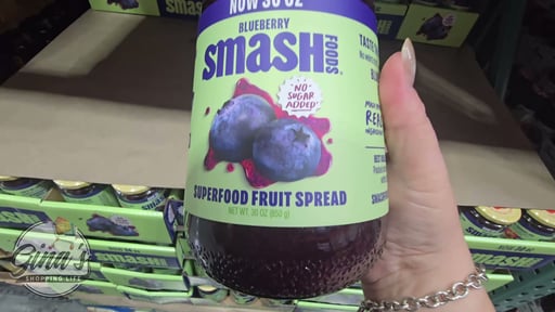 Smash Foods Blueberry Superfood Fruit Spread, 30 oz