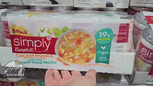 Campbell's Simply Chicken Noodle 8/18.6 Ounce Cans