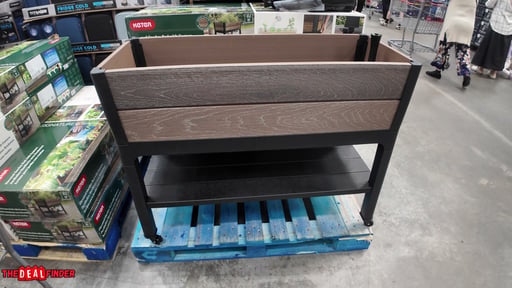 Keter Signature 29 Gallon Rolling Raised Garden Bed with Self Watering