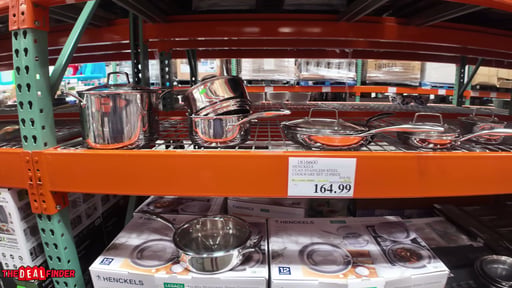 Henckels Tri-Ply Clad Stainless Steel Cookware Set 12-Piece