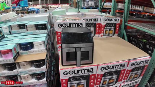 Gourmia 8-Quart Digital Air Fryer with Window & Light