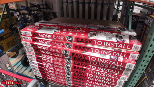 EasyOn Stainless Steel 36' Gutter Guard