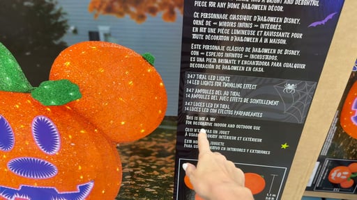 3.6' Mickey Mouse Pumpkin with Infinity Mirrors