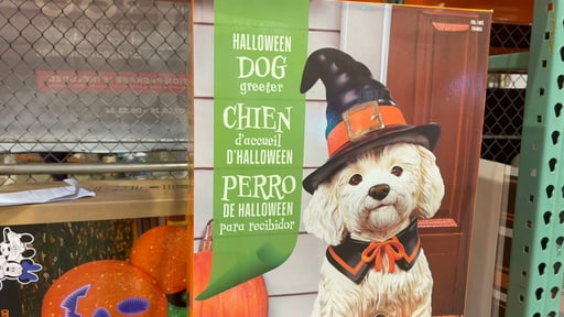 Halloween Dog Greeter