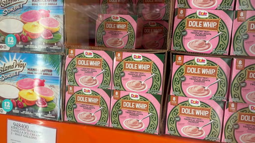 Dole Whip Tropical Guava Passion Frozen Cups, 8 x 3.6 FL OZ