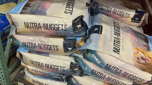 Nutra-Nuggets Super Premium Beef & Rice Formula for Adult Dogs, 50 lbs
