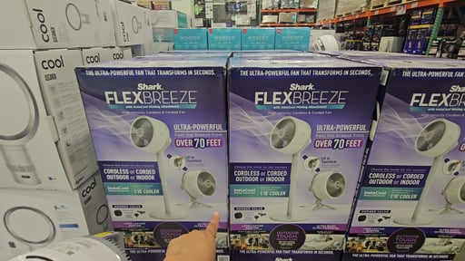 Shark FlexBreeze Cordless Fan with InstaCool Misting Attachment
