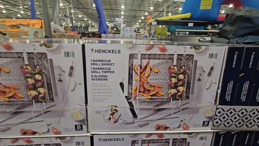 Henckels Kabob and Grill Basket Set, 10-Piece