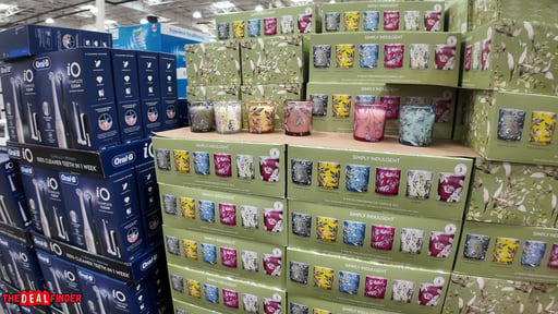 Simply Indulgent 7oz Floral Mini Candle Set, 6-Pack