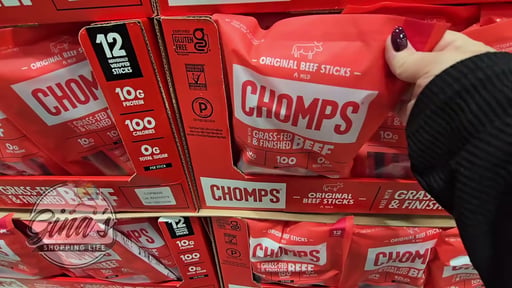 Chomps Original Grass Fed Beef Sticks, 12 CT