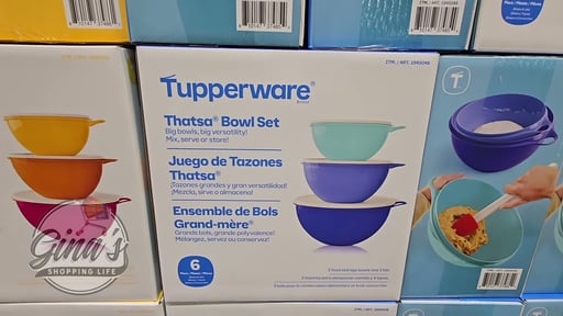 Tupperware 6-Piece Thatsa Bowl Set
