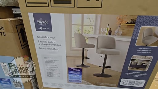 Bayside Furnishings Highland Gas Lift Bar Stool