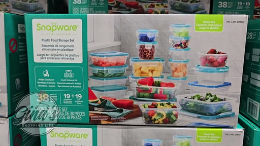 Snapware 38-Piece Plastic Food Storage Set