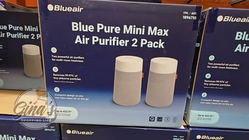 Blueair Mini Max Air Purifier, 2-Pack