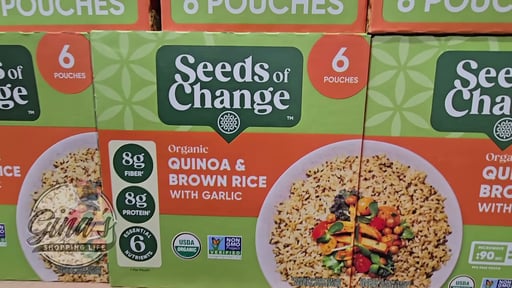 Seeds of Change Organic Quinoa & Brown Rice with Garlic 6/8.5 oz (3.19 lbs)
