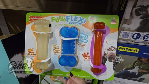 Nylabone Fun and Flexi Pet Toys (3-pack)