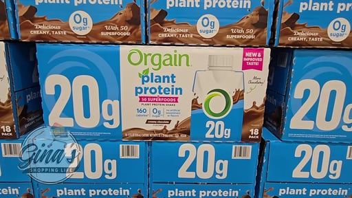 Orgain Plant Protein Shake (18-pack)