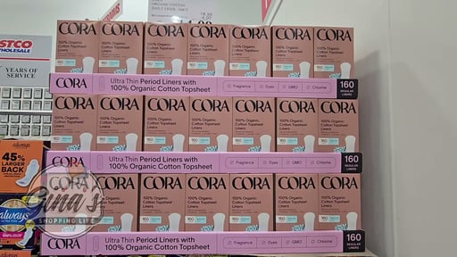 Cora Organic Cotton Daily Liner (160 count)