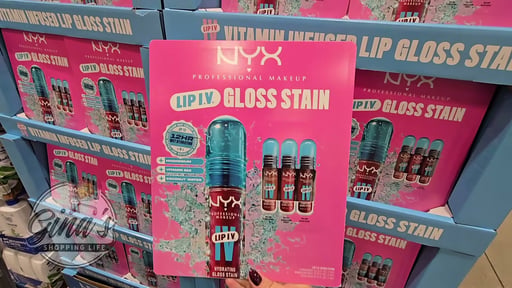 NYX Lip I.V. Hydrating Gloss Stain, 3-Pack