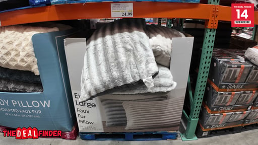 Large Faux Fur Pillow