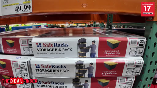 SafeRacks Storage Bin Rack Black