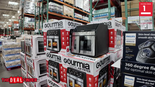 Gourmia 8-Quart Digital Air Fryer with Window & Light