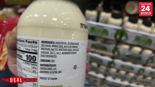 Chosen Foods Avocado Mayonnaise 32 Ounce Jar