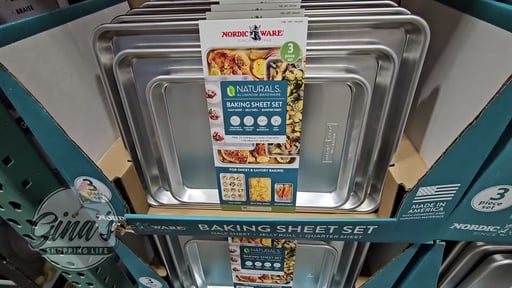 Nordic Ware Naturals 3-Piece Baking Sheet Set