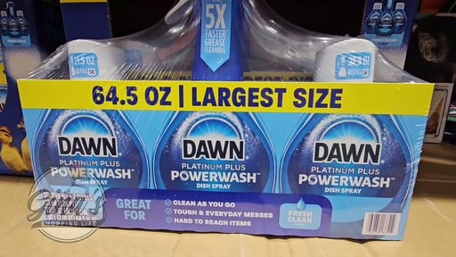 Dawn Platinum PowerWash Dish Spray 21.5 oz + 43 oz Refill