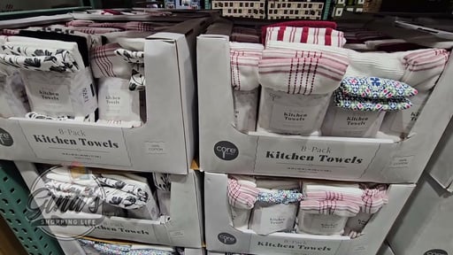 Core Home 8-Piece Terry Kitchen Towel Set