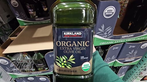 Kirkland Signature Organic Extra Virgin Olive Oil 2 Liter Bottle