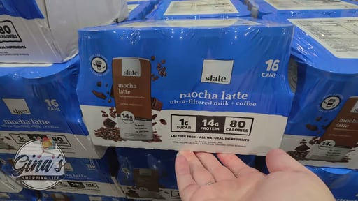 Slate Mocha Latte with Protein, 16/8 oz Cans