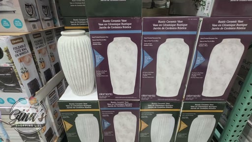 Elements Rustic Ceramic Vase, 3 Assorted Styles