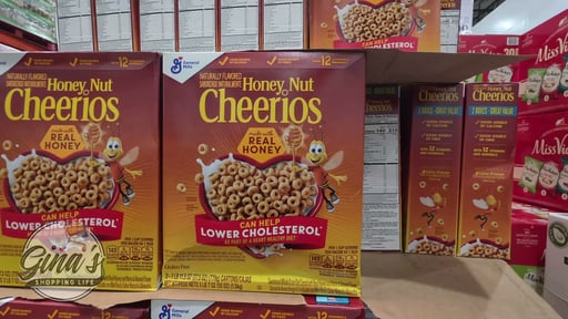 General Mills Honey Nut Cheerios 2/27.5 Ounce Bags