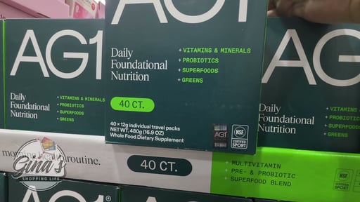 AG1 Classic Formula Daily Foundational Nutrition 40CT