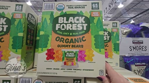 Black Forest Organic Gummy Bears 65 Pouches