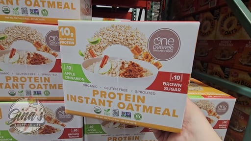 One Degree Organic Foods GF Protein Instant Oatmeal