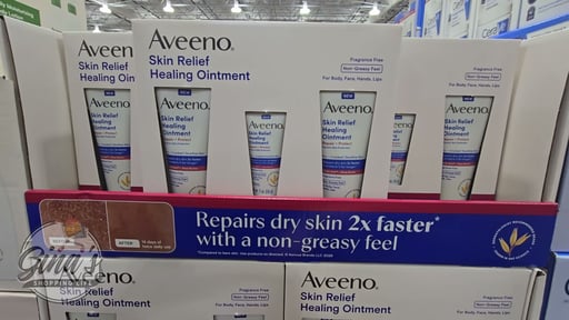 Aveeno Skin Relief Healing Ointment, 7.2 oz, 2-Pack + 2 oz