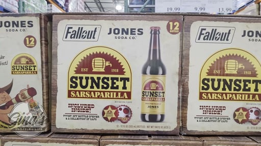 Jones Soda Fallout Sunset Sarsaparilla 12/12 oz