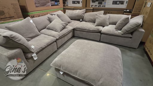 Aiden & Ivy Marlow 6-Piece Modular Fabric Sectional