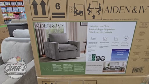 Sereen Fabric Swivel Accent Chair