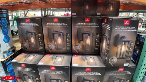 Globe Dual-Outlet Outdoor Sconce