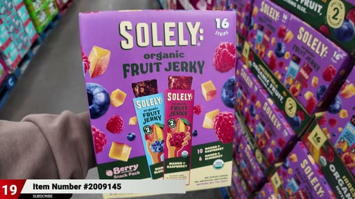 Soley Organic Fruit Jerky Variety Pack