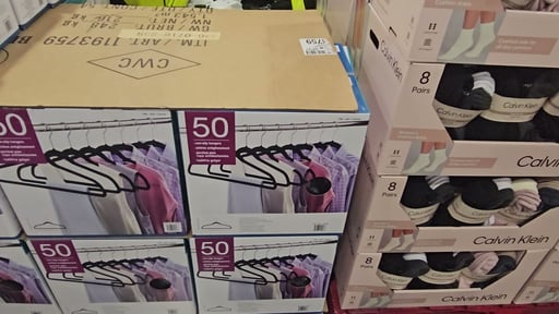 Flocked Non-Slip Hangers 1/8" Wide - 50 Pack