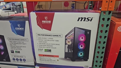 MSI Aegis ZS2 Gaming Desktop - AMD Ryzen 9 9900X / 32GB / 2TB / RTX 5080