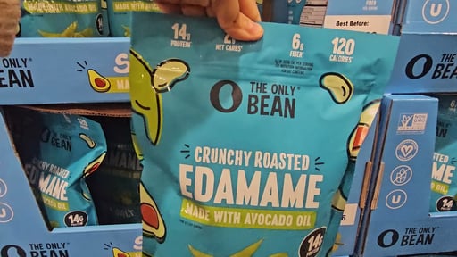The Only Bean Sea Salt Edamame Beans 18 Ounces