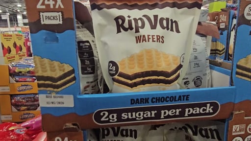 Rip Van Wafels Dark Chocolate Wafers 24 Count Bag