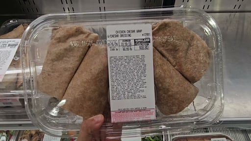 Chicken Caesar Wrap with Caesar Dressing Per Lb