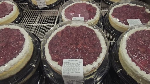 Strawberry Topped Cheesecake