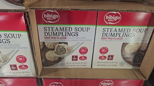Bibigo Steamed Soup Dumplings Beef Pho Flavor